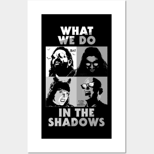 Black And White what we do in the shadows Posters and Art